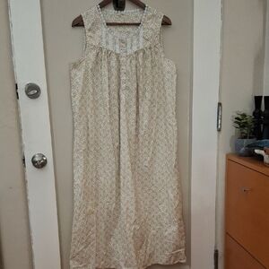 No Brand Floral Cotton Sleeveless Maxi Dress_1